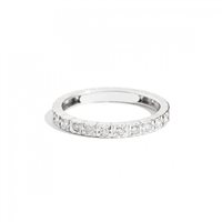Anneau Recarlo Face Cube in Or blanc Diamante 0.35 Ct R39GD906/D035-13 - R39GD906/D035-13